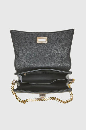 Borsa a tracolla in ecopelle con patta | Verde Fashion