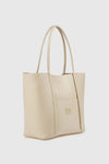 Borsa a spalla in ecopelle con sacca | Verde Fashion