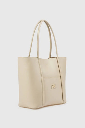 Borsa a spalla in ecopelle con sacca | Verde Fashion
