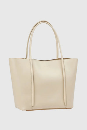 Borsa a spalla in ecopelle con sacca | Verde Fashion
