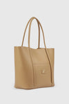 Borsa a spalla in ecopelle con sacca | Verde Fashion