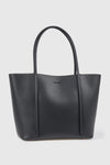 Borsa a spalla in ecopelle con sacca | Verde Fashion
