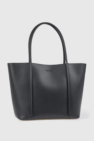 Borsa a spalla in ecopelle con sacca | Verde Fashion