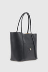 Borsa a spalla in ecopelle con sacca | Verde Fashion