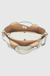 Borsa a spalla in ecopelle morbida con sacca | Verde Fashion