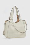 Borsa a spalla in ecopelle morbida con sacca | Verde Fashion