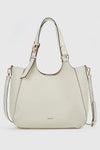 Borsa a spalla in ecopelle morbida con sacca | Verde Fashion