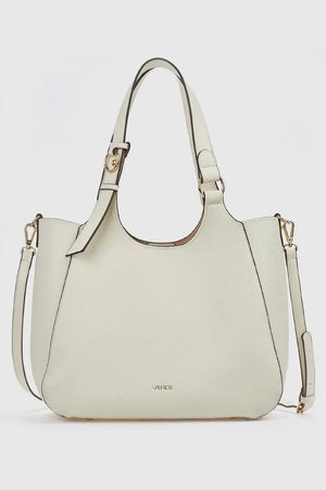 Borsa a spalla in ecopelle morbida con sacca | Verde Fashion