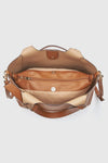Borsa a spalla in ecopelle morbida con sacca | Verde Fashion