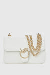 Borsa a tracolla in ecopelle con patta | Verde Fashion
