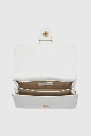 Borsa a tracolla in ecopelle con patta | Verde Fashion
