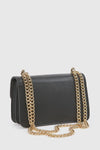 Borsa a tracolla in ecopelle con patta | Verde Fashion