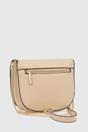 Borsa a tracolla in ecopelle con patta | Verde Fashion