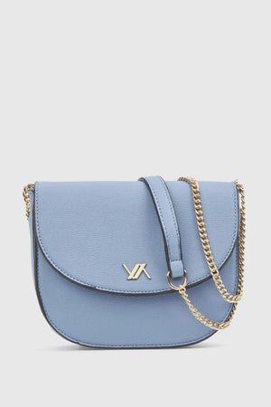 Borsa a tracolla in ecopelle con patta | Verde Fashion