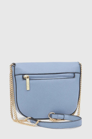 Borsa a tracolla in ecopelle con patta | Verde Fashion