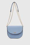 Borsa a tracolla in ecopelle con patta | Verde Fashion