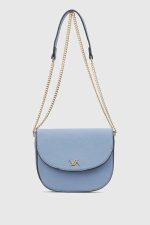 Borsa a tracolla in ecopelle con patta | Verde Fashion