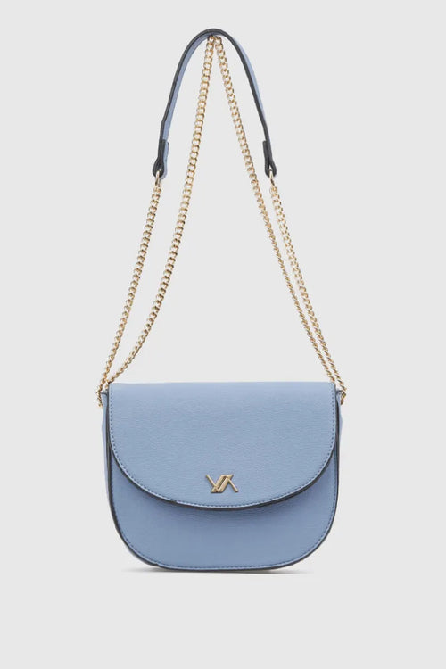 Borsa a tracolla in ecopelle con patta | Verde Fashion