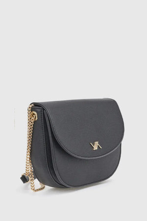 Borsa a tracolla in ecopelle con patta | Verde Fashion