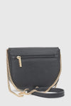 Borsa a tracolla in ecopelle con patta | Verde Fashion