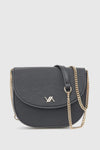 Borsa a tracolla in ecopelle con patta | Verde Fashion