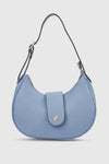 Borsa a spalla hobo in ecopelle | Verde Fashion