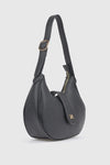 Borsa a spalla hobo in ecopelle | Verde Fashion