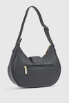 Borsa a spalla hobo in ecopelle | Verde Fashion