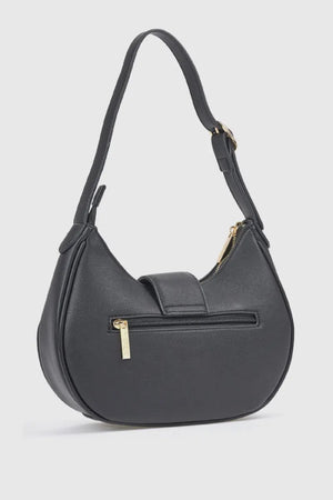 Borsa a spalla hobo in ecopelle | Verde Fashion