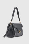 Borsa a spalla in ecopelle con patta | Verde Fashion