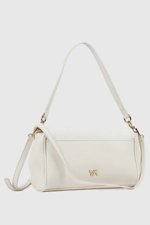 Borsa a spalla in ecopelle con patta | Verde Fashion