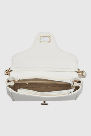 Borsa a spalla in ecopelle con patta | Verde Fashion