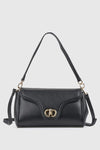 Borsa a spalla in ecopelle con patta | Verde Fashion