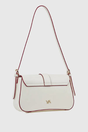 Borsa a spalla in ecopelle con patta | Verde Fashion