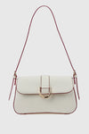 Borsa a spalla in ecopelle con patta | Verde Fashion