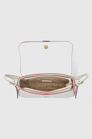 Borsa a spalla in ecopelle con patta | Verde Fashion