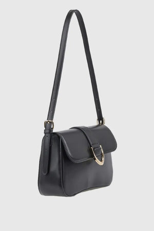 Borsa a spalla in ecopelle con patta | Verde Fashion