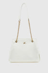Borsa a spalla in ecopelle tre scomparti | Verde Fashion