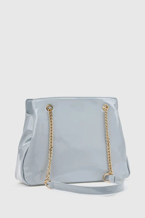 Borsa a spalla in ecopelle tre scomparti | Verde Fashion