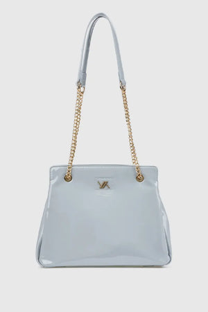 Borsa a spalla in ecopelle tre scomparti | Verde Fashion