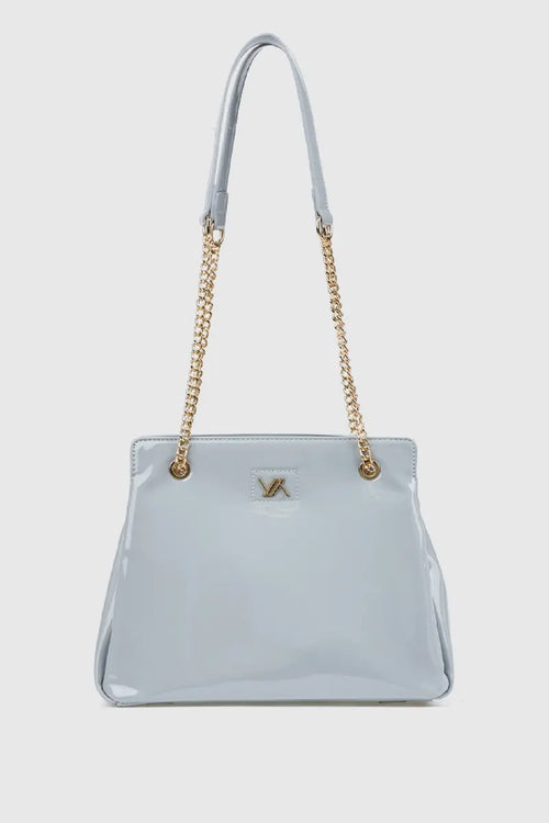 Borsa a spalla in ecopelle tre scomparti | Verde Fashion