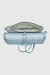 Borsa a tracolla in ecopelle effetto rafia | Verde Fashion