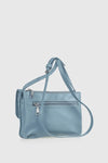Borsa a tracolla in ecopelle effetto rafia | Verde Fashion