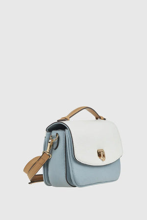 Borsa a tracolla in ecopelle tre scomparti | Verde Fashion