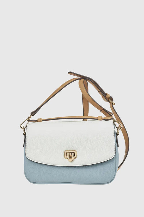 Borsa a tracolla in ecopelle tre scomparti | Verde Fashion