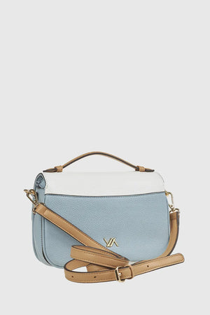 Borsa a tracolla in ecopelle tre scomparti | Verde Fashion