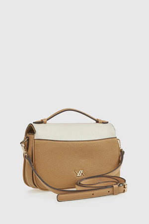 Borsa a tracolla in ecopelle tre scomparti | Verde Fashion