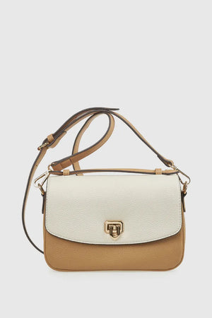 Borsa a tracolla in ecopelle tre scomparti | Verde Fashion