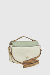 Borsa a tracolla in ecopelle tre scomparti | Verde Fashion