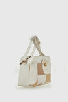 Borsa a tracolla ecopelle stampa geometrica | Verde Fashion